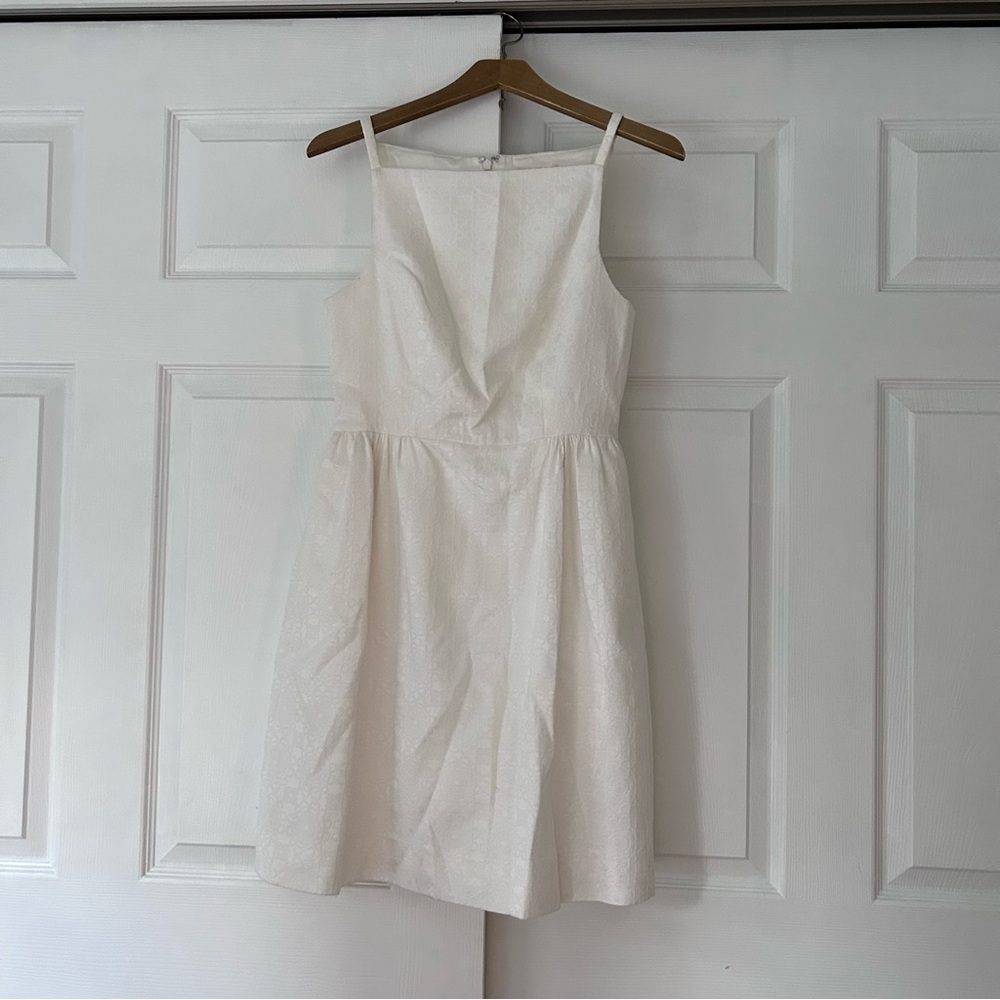 Erin Fetherston Elegant White Sleeveless Dress